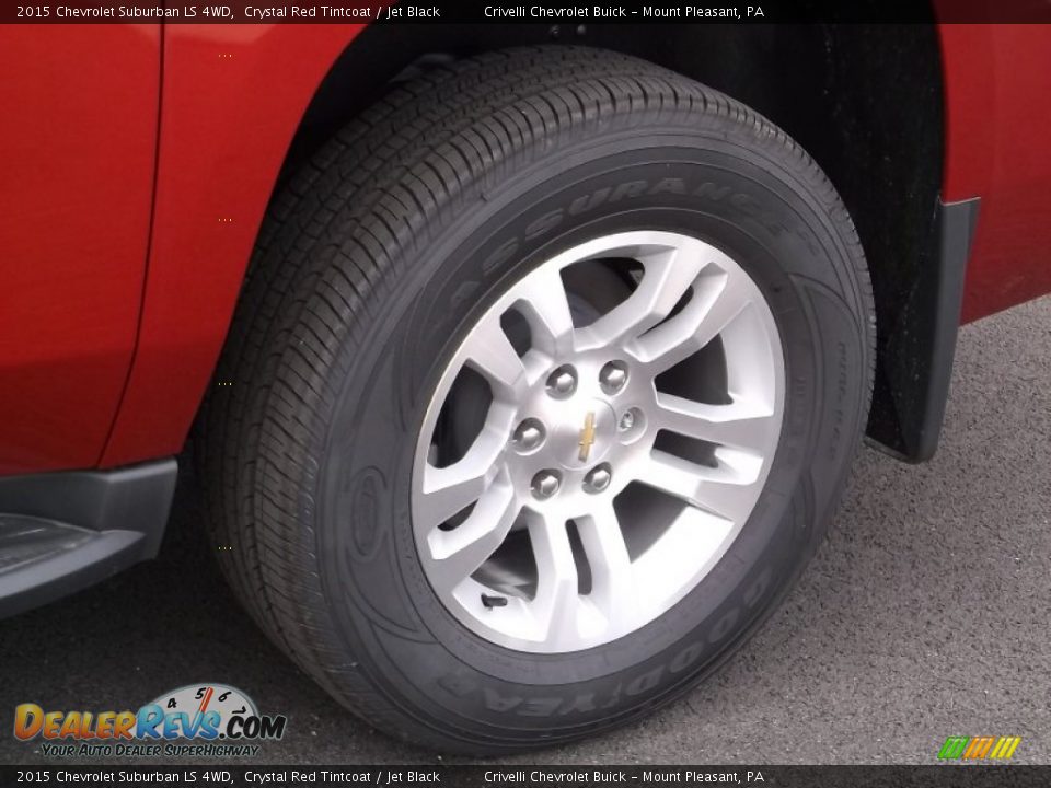 2015 Chevrolet Suburban LS 4WD Crystal Red Tintcoat / Jet Black Photo #3