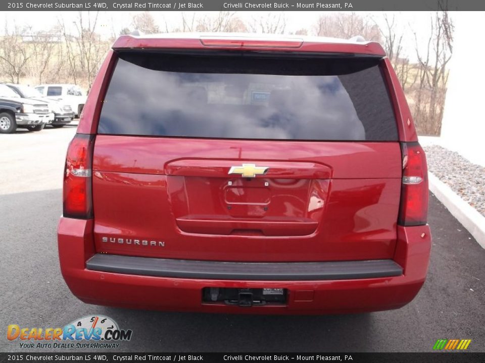 2015 Chevrolet Suburban LS 4WD Crystal Red Tintcoat / Jet Black Photo #7