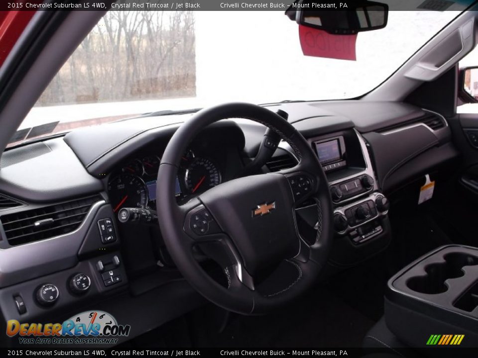 2015 Chevrolet Suburban LS 4WD Crystal Red Tintcoat / Jet Black Photo #8