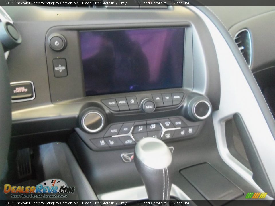 2014 Chevrolet Corvette Stingray Convertible Blade Silver Metallic / Gray Photo #24