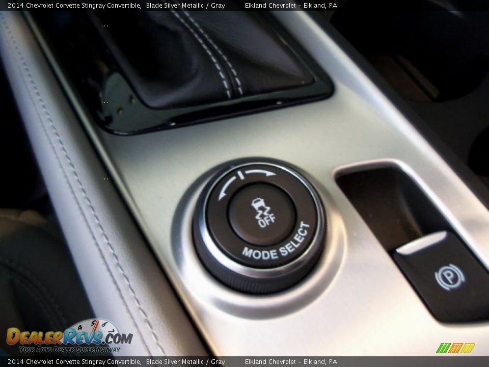 2014 Chevrolet Corvette Stingray Convertible Blade Silver Metallic / Gray Photo #25