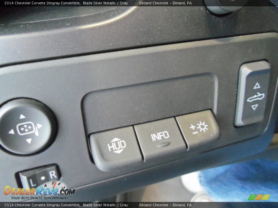 2014 Chevrolet Corvette Stingray Convertible Blade Silver Metallic / Gray Photo #26
