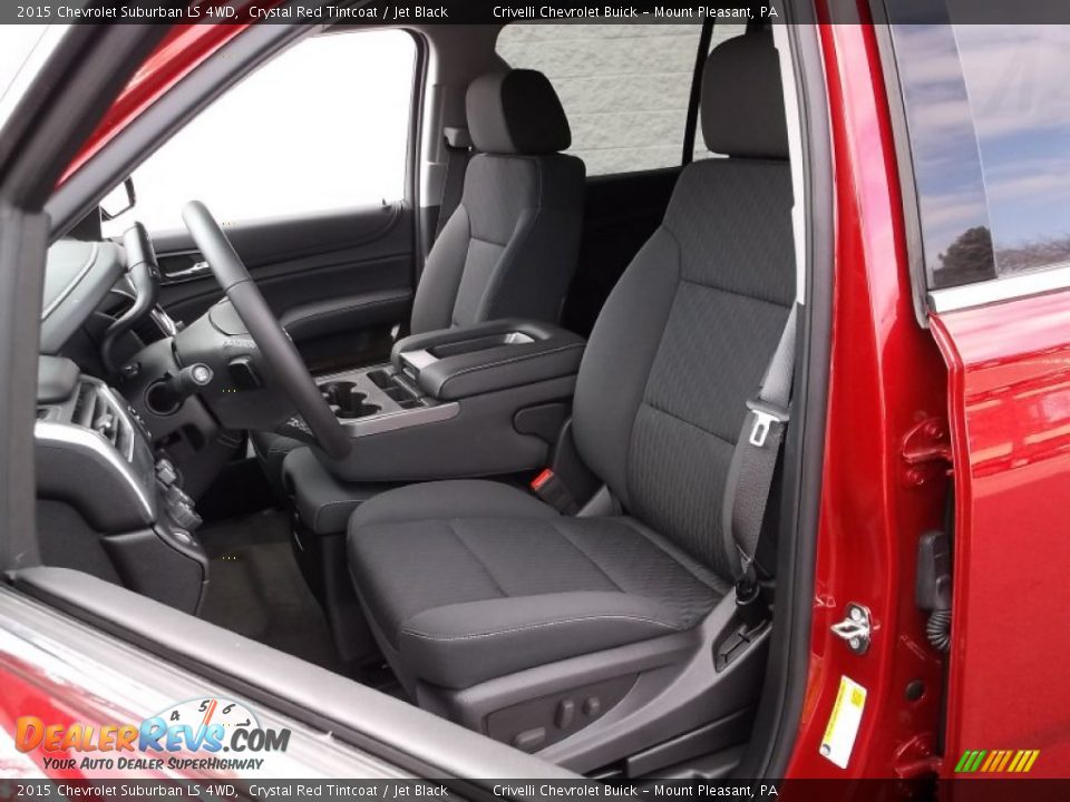 2015 Chevrolet Suburban LS 4WD Crystal Red Tintcoat / Jet Black Photo #12