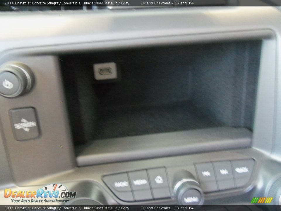 2014 Chevrolet Corvette Stingray Convertible Blade Silver Metallic / Gray Photo #29