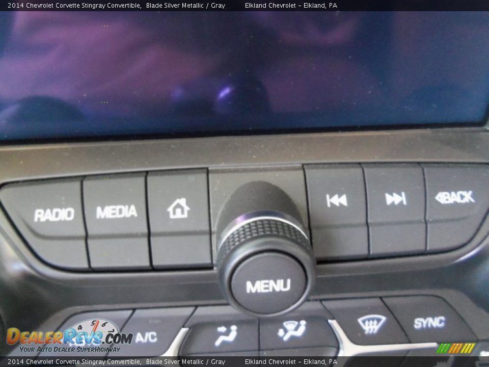 2014 Chevrolet Corvette Stingray Convertible Blade Silver Metallic / Gray Photo #30