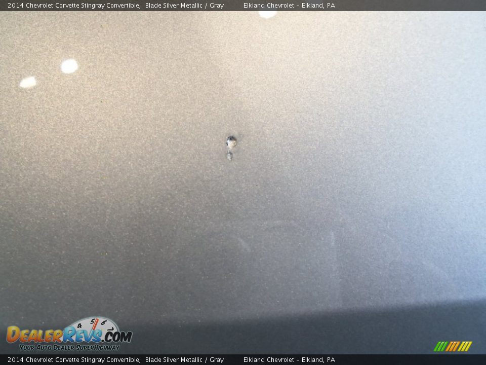 2014 Chevrolet Corvette Stingray Convertible Blade Silver Metallic / Gray Photo #34