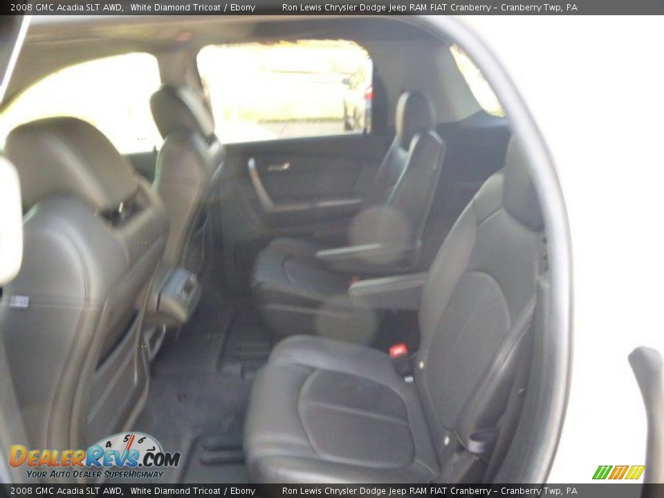 2008 GMC Acadia SLT AWD White Diamond Tricoat / Ebony Photo #11