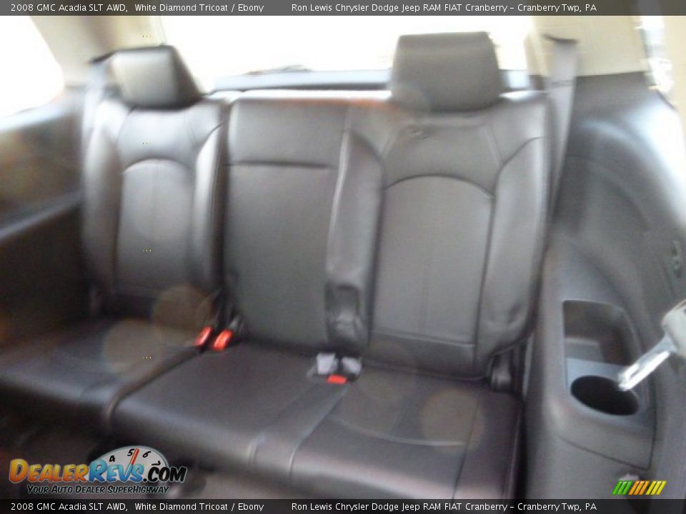 2008 GMC Acadia SLT AWD White Diamond Tricoat / Ebony Photo #12