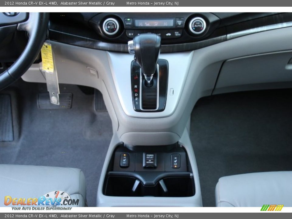 2012 Honda CR-V EX-L 4WD Alabaster Silver Metallic / Gray Photo #16