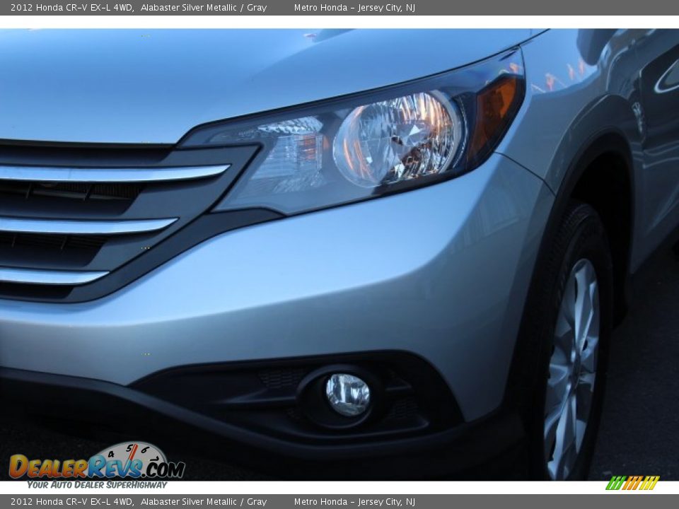 2012 Honda CR-V EX-L 4WD Alabaster Silver Metallic / Gray Photo #30