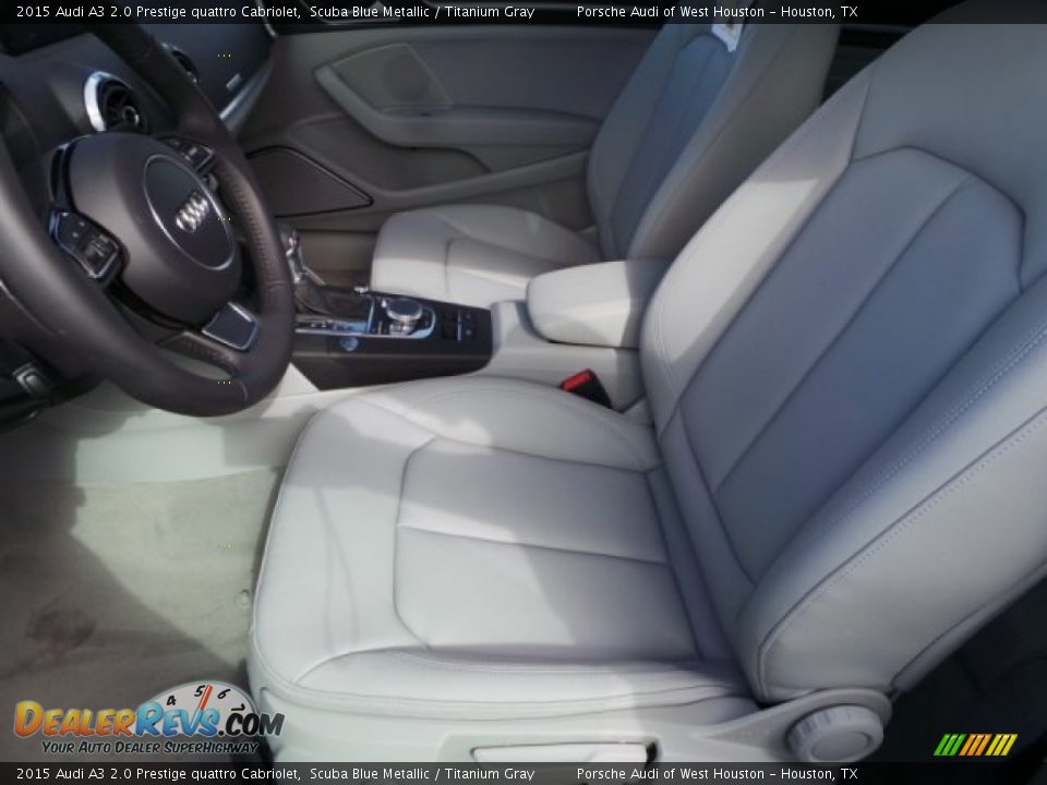 2015 Audi A3 2.0 Prestige quattro Cabriolet Scuba Blue Metallic / Titanium Gray Photo #11
