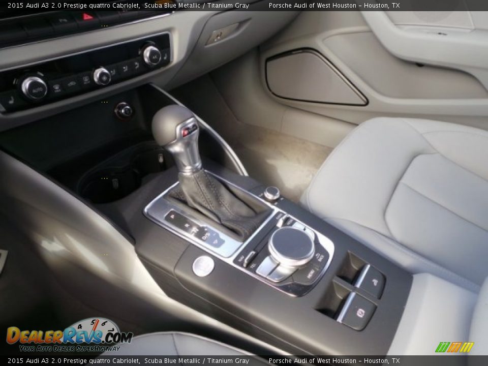 2015 Audi A3 2.0 Prestige quattro Cabriolet Scuba Blue Metallic / Titanium Gray Photo #13