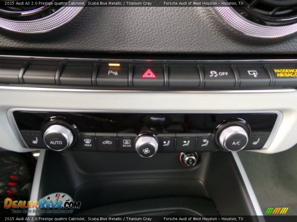 2015 Audi A3 2.0 Prestige quattro Cabriolet Scuba Blue Metallic / Titanium Gray Photo #17