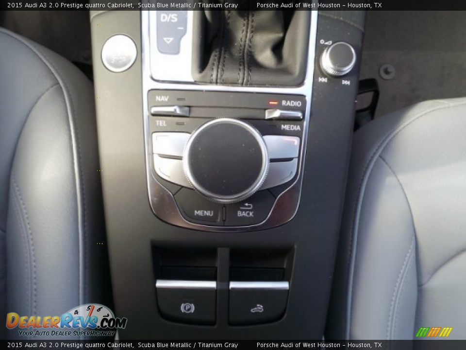 2015 Audi A3 2.0 Prestige quattro Cabriolet Scuba Blue Metallic / Titanium Gray Photo #18