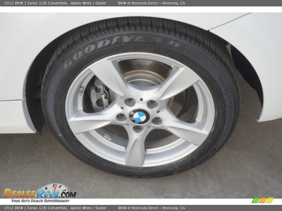2012 BMW 1 Series 128i Convertible Alpine White / Oyster Photo #23