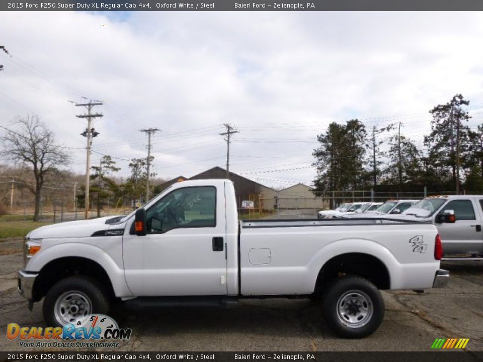 2015 Ford F250 Super Duty XL Regular Cab 4x4 Oxford White / Steel Photo #1