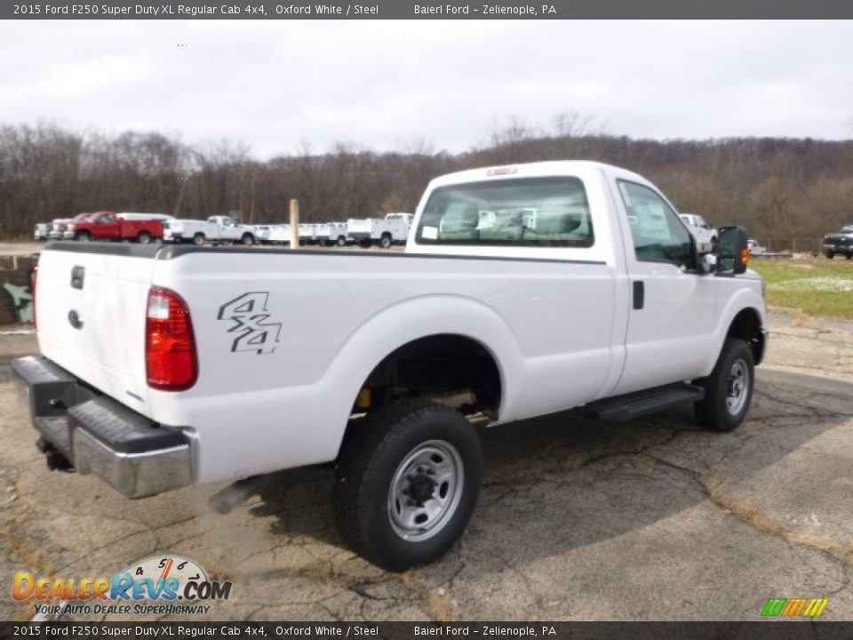 2015 Ford F250 Super Duty XL Regular Cab 4x4 Oxford White / Steel Photo #6