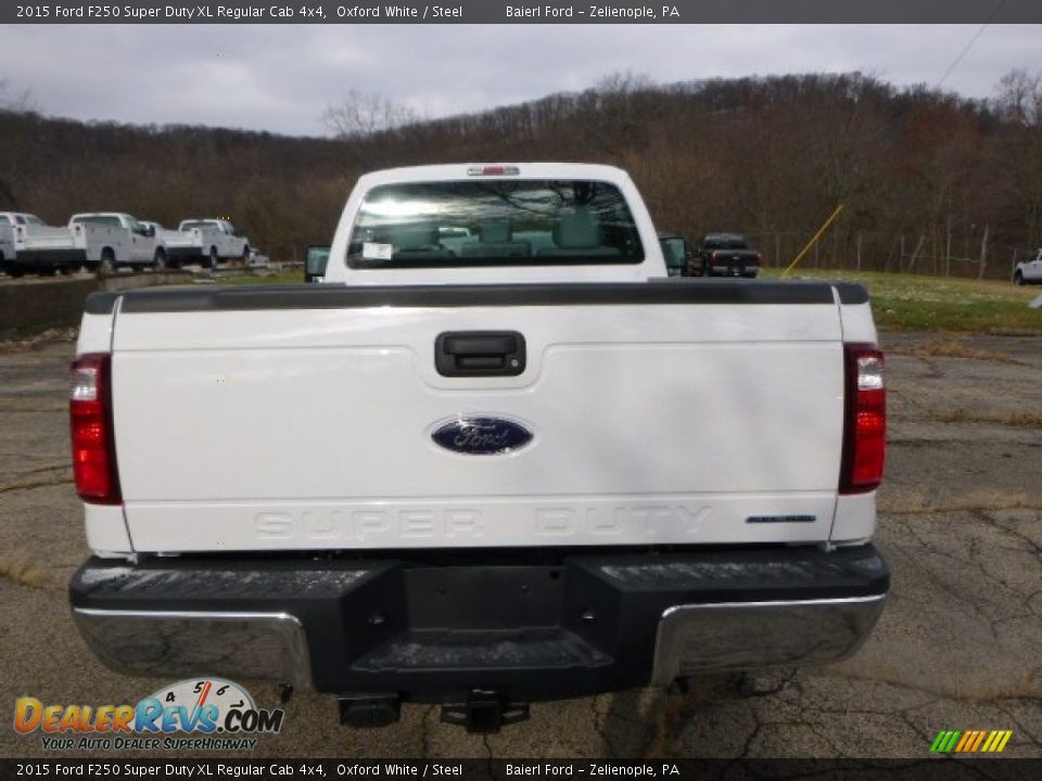 2015 Ford F250 Super Duty XL Regular Cab 4x4 Oxford White / Steel Photo #7