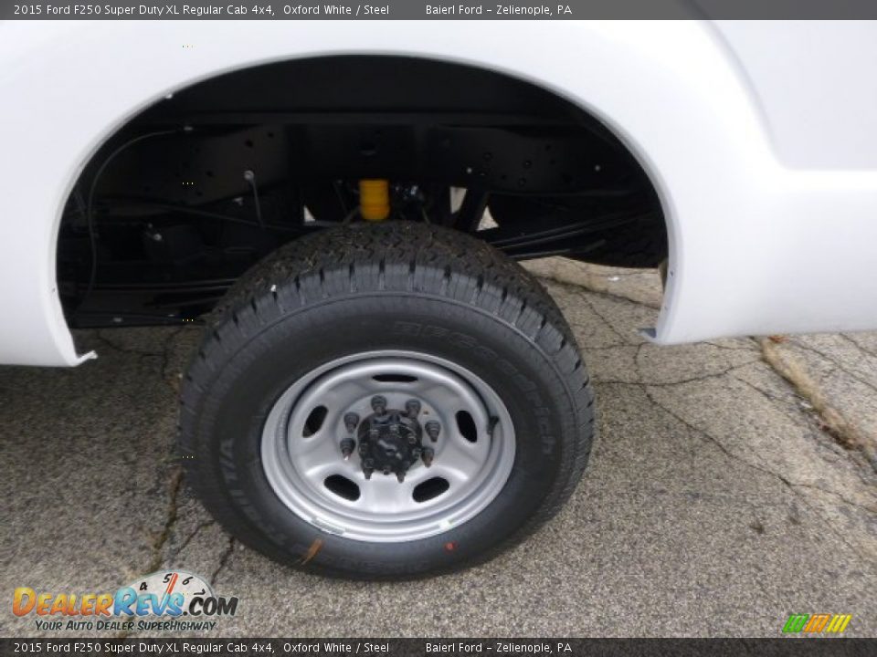 2015 Ford F250 Super Duty XL Regular Cab 4x4 Oxford White / Steel Photo #9