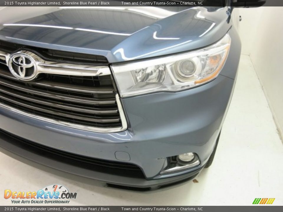 2015 Toyota Highlander Limited Shoreline Blue Pearl / Black Photo #8