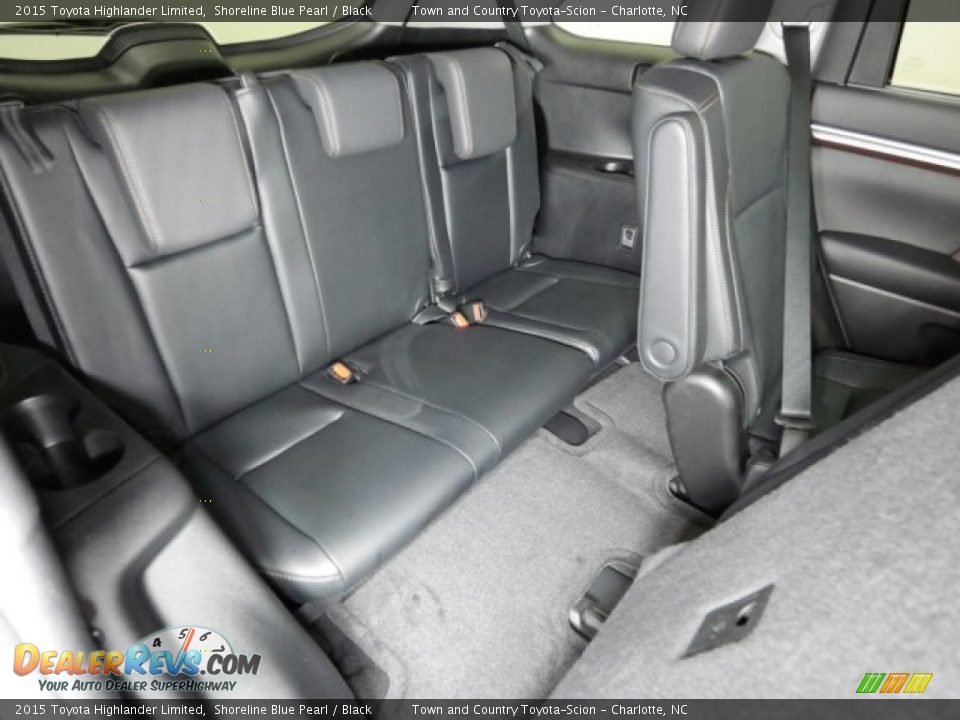 2015 Toyota Highlander Limited Shoreline Blue Pearl / Black Photo #14