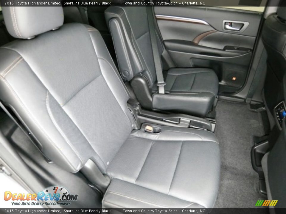 2015 Toyota Highlander Limited Shoreline Blue Pearl / Black Photo #16