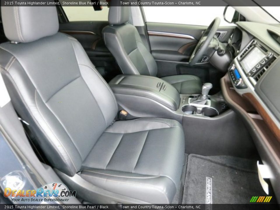 2015 Toyota Highlander Limited Shoreline Blue Pearl / Black Photo #18