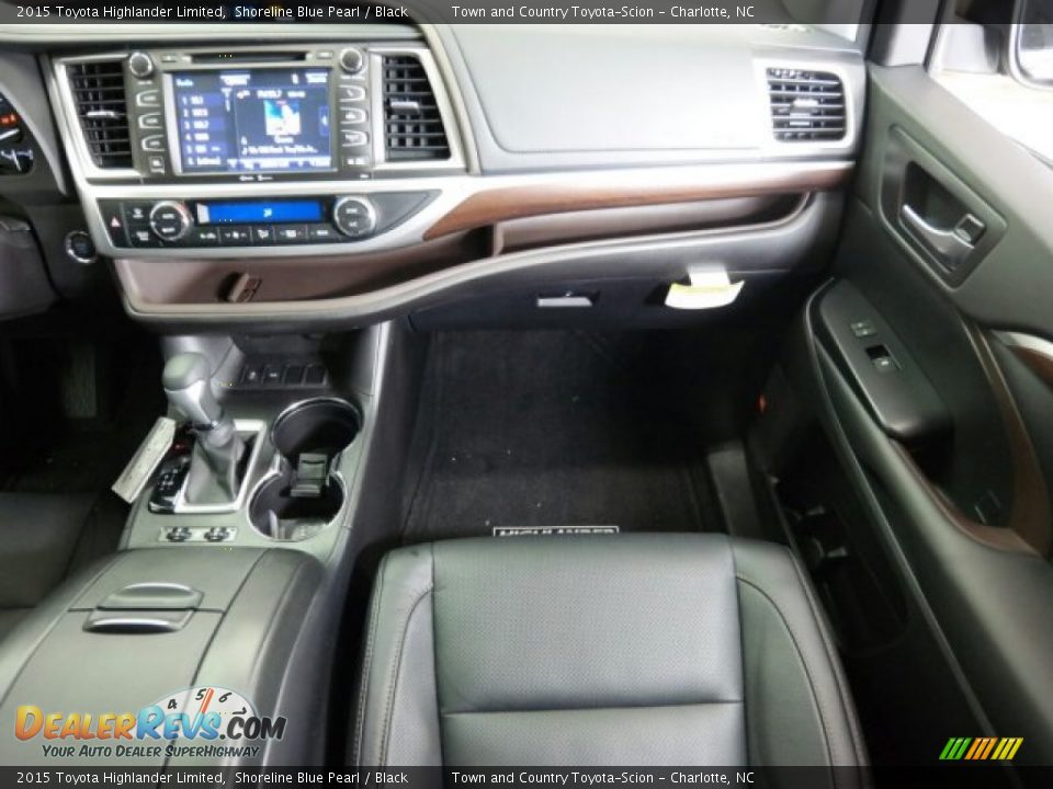 2015 Toyota Highlander Limited Shoreline Blue Pearl / Black Photo #20