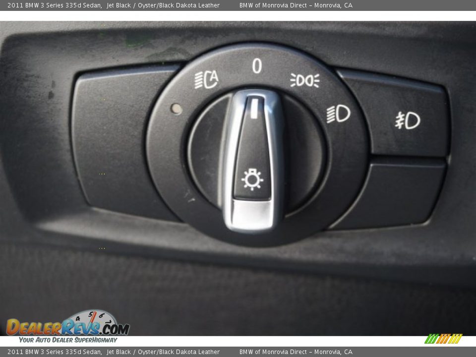 2011 BMW 3 Series 335d Sedan Jet Black / Oyster/Black Dakota Leather Photo #23