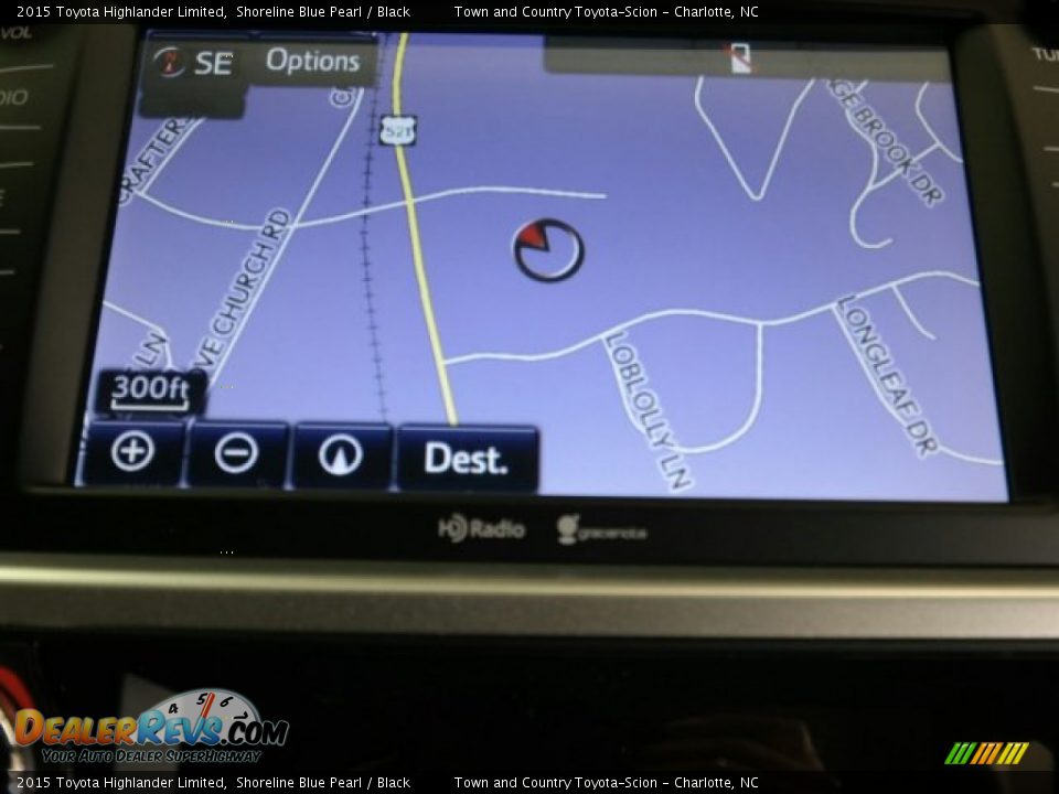 2015 Toyota Highlander Limited Shoreline Blue Pearl / Black Photo #25