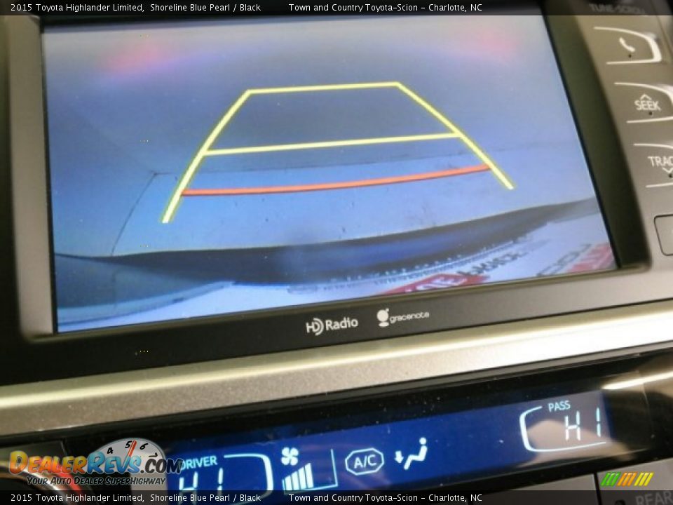 2015 Toyota Highlander Limited Shoreline Blue Pearl / Black Photo #26