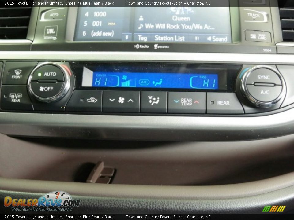 2015 Toyota Highlander Limited Shoreline Blue Pearl / Black Photo #29