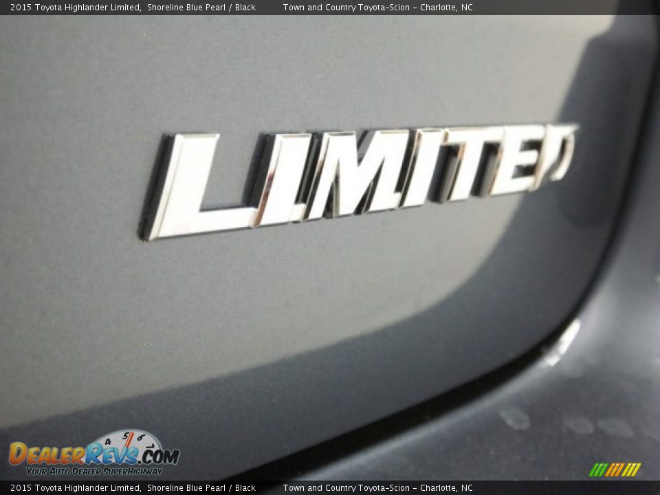 2015 Toyota Highlander Limited Shoreline Blue Pearl / Black Photo #30