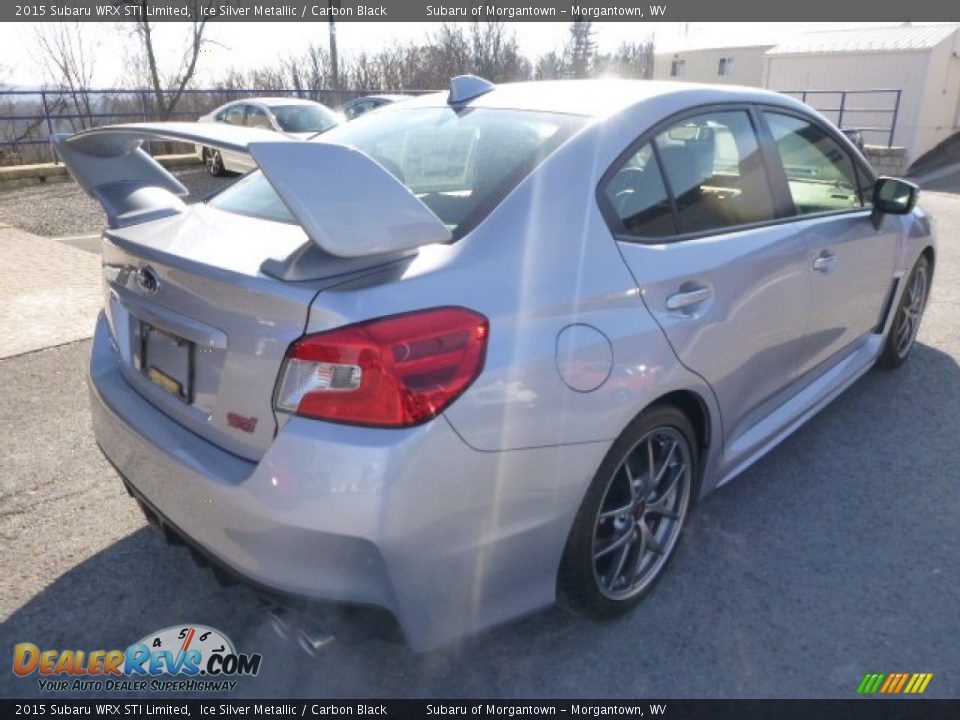 2015 Subaru WRX STI Limited Ice Silver Metallic / Carbon Black Photo #3