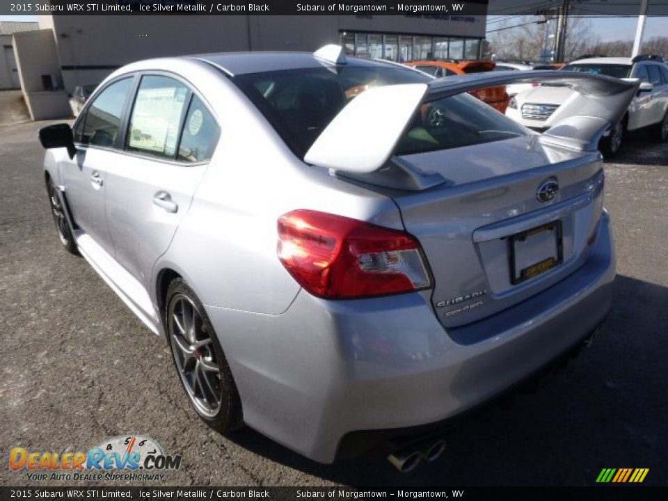 2015 Subaru WRX STI Limited Ice Silver Metallic / Carbon Black Photo #5