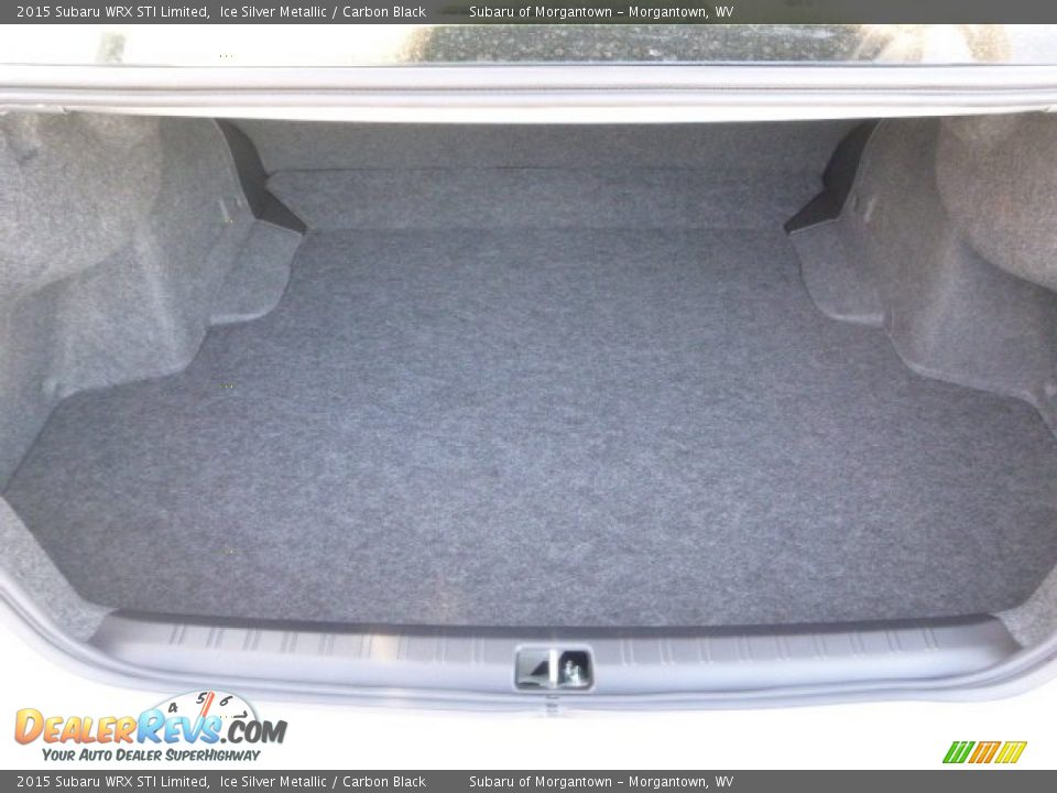 2015 Subaru WRX STI Limited Ice Silver Metallic / Carbon Black Photo #14