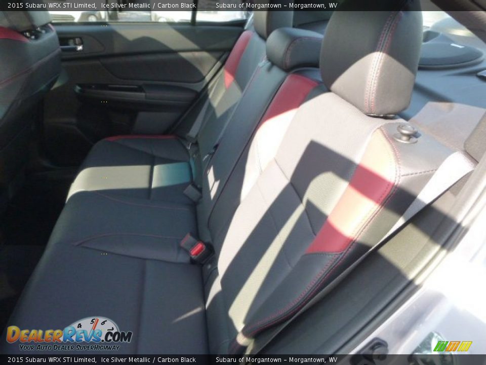 2015 Subaru WRX STI Limited Ice Silver Metallic / Carbon Black Photo #16
