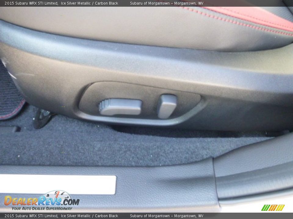 2015 Subaru WRX STI Limited Ice Silver Metallic / Carbon Black Photo #19