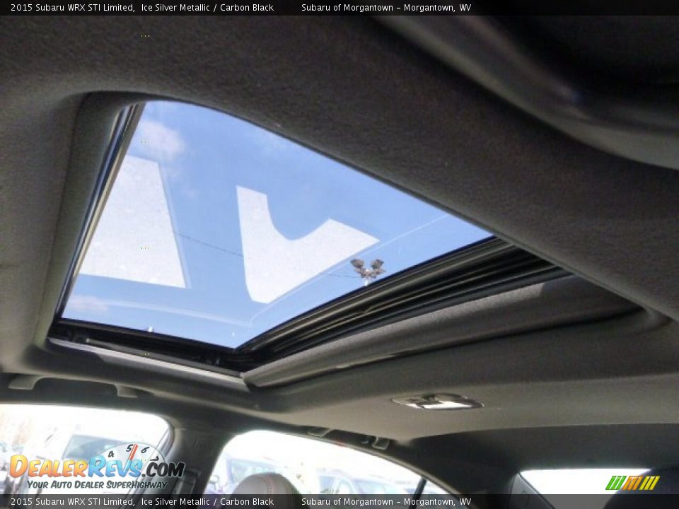 2015 Subaru WRX STI Limited Ice Silver Metallic / Carbon Black Photo #20