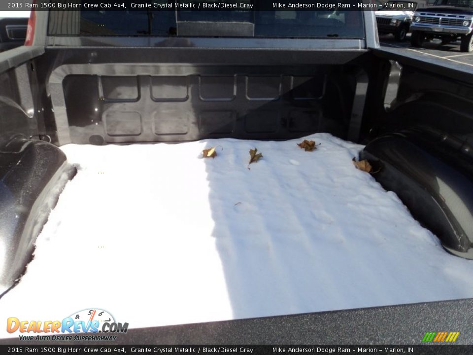 2015 Ram 1500 Big Horn Crew Cab 4x4 Granite Crystal Metallic / Black/Diesel Gray Photo #9