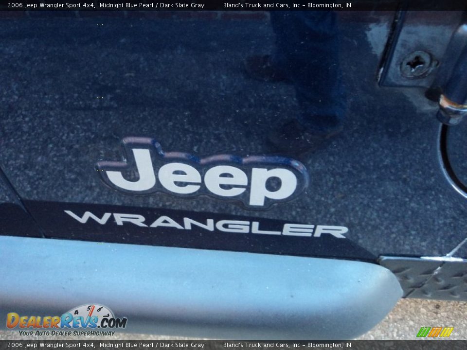 2006 Jeep Wrangler Sport 4x4 Midnight Blue Pearl / Dark Slate Gray Photo #24