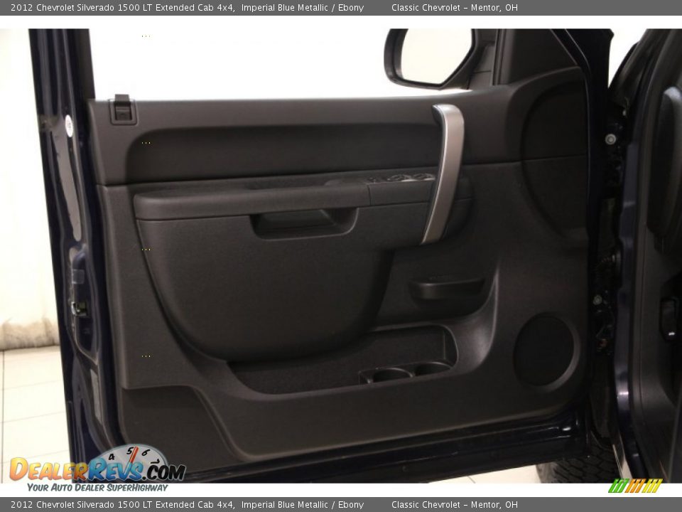 2012 Chevrolet Silverado 1500 LT Extended Cab 4x4 Imperial Blue Metallic / Ebony Photo #4