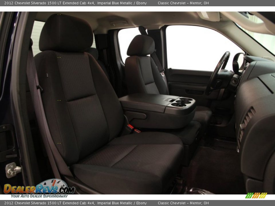 2012 Chevrolet Silverado 1500 LT Extended Cab 4x4 Imperial Blue Metallic / Ebony Photo #9