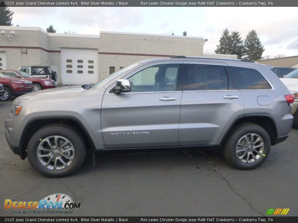 2015 Jeep Grand Cherokee Limited 4x4 Billet Silver Metallic / Black Photo #2