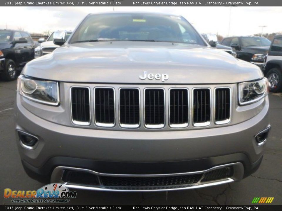 2015 Jeep Grand Cherokee Limited 4x4 Billet Silver Metallic / Black Photo #8