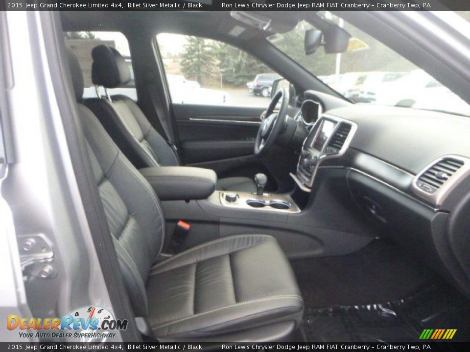 2015 Jeep Grand Cherokee Limited 4x4 Billet Silver Metallic / Black Photo #10