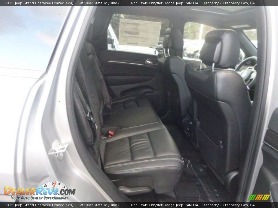 2015 Jeep Grand Cherokee Limited 4x4 Billet Silver Metallic / Black Photo #13