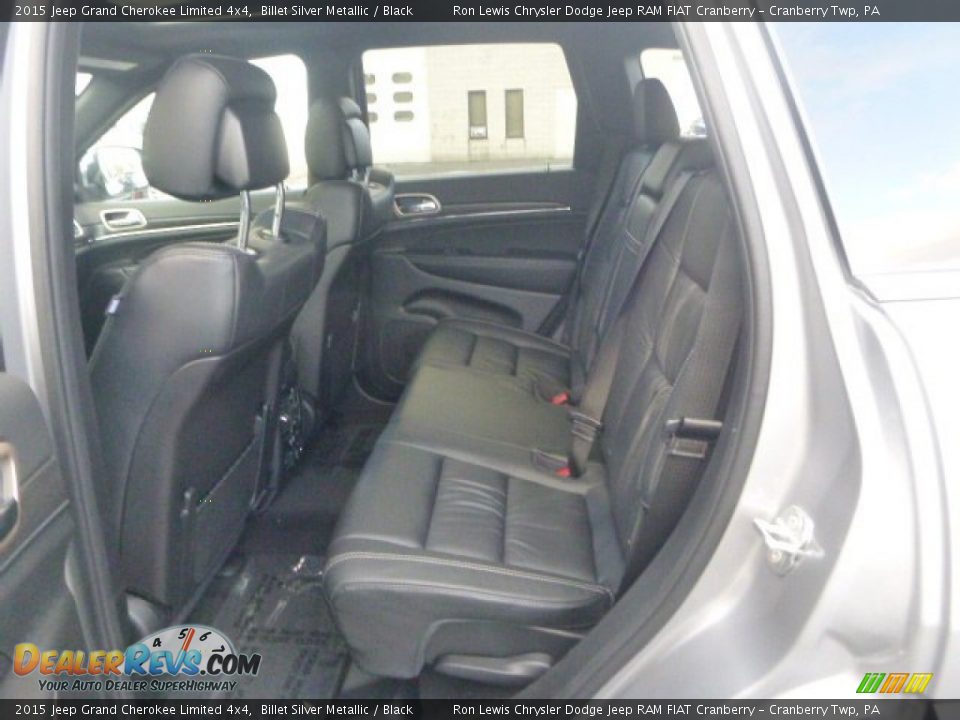 2015 Jeep Grand Cherokee Limited 4x4 Billet Silver Metallic / Black Photo #14