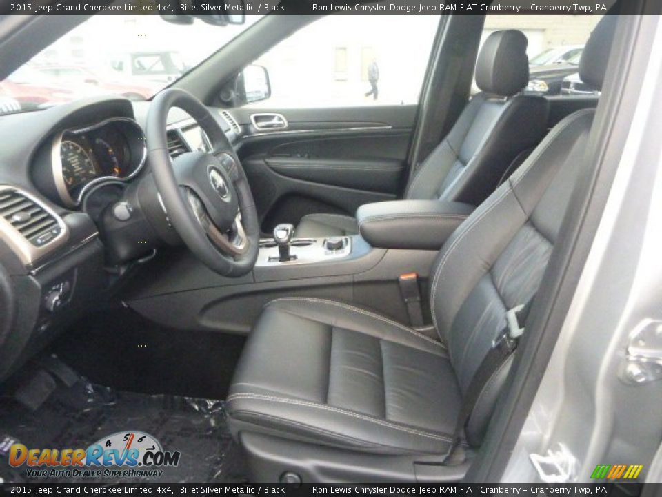 2015 Jeep Grand Cherokee Limited 4x4 Billet Silver Metallic / Black Photo #17