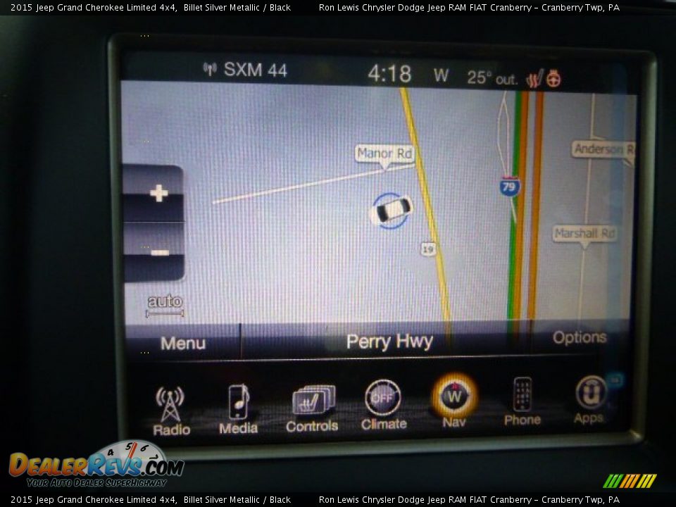 2015 Jeep Grand Cherokee Limited 4x4 Billet Silver Metallic / Black Photo #18